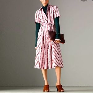 Burberry Scribble Print Shirt Dress